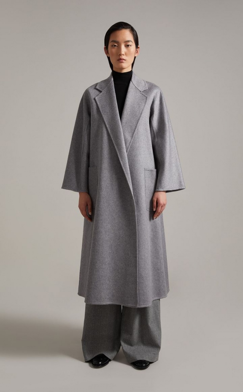 LIGHT GREY MaxMara Ludmilla Icon Coats | MMR593888