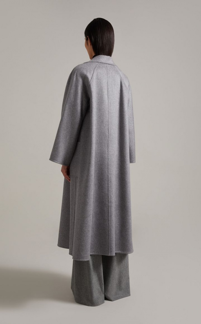 LIGHT GREY MaxMara Ludmilla Icon Coats | MMR593888