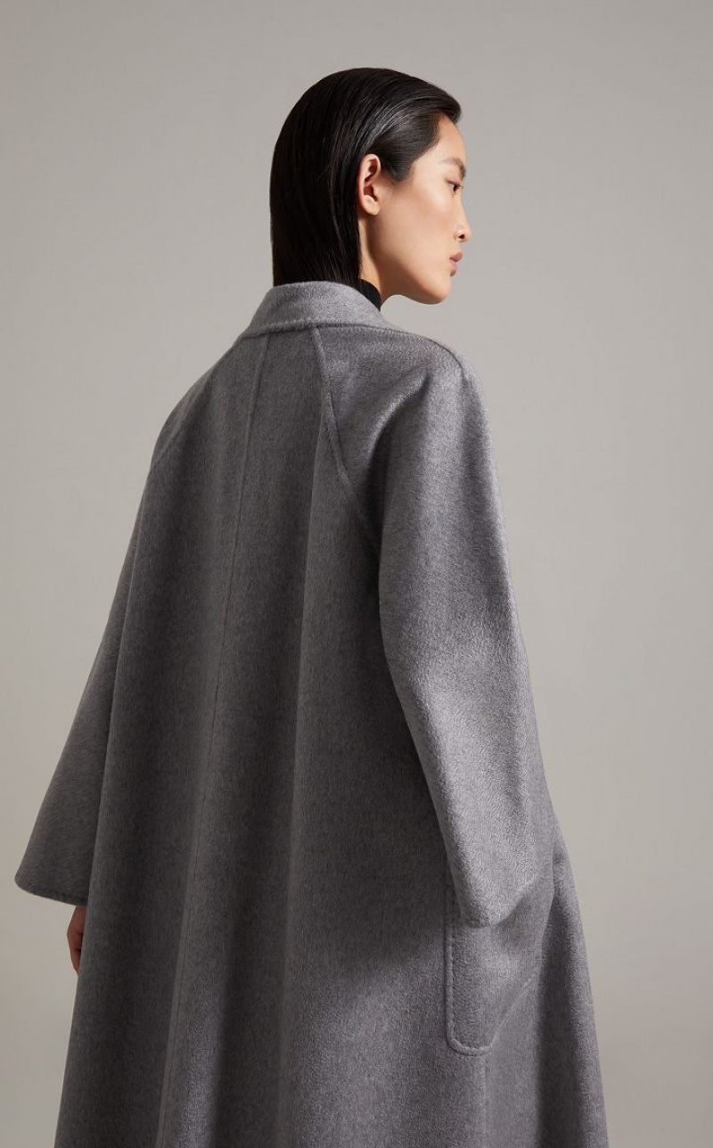 LIGHT GREY MaxMara Ludmilla Icon Coats | MMR593888