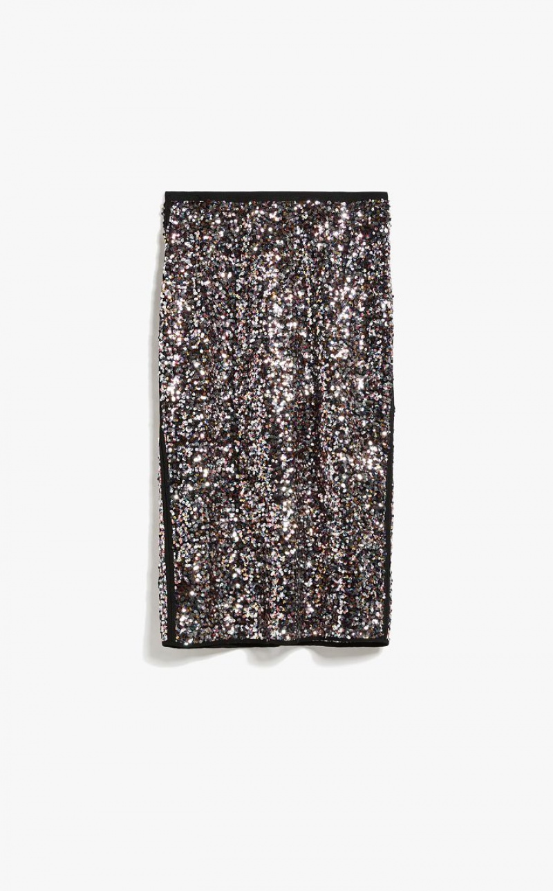 MULTICOLOUR MaxMara Sequinned Pencil Skirts | MMR593726