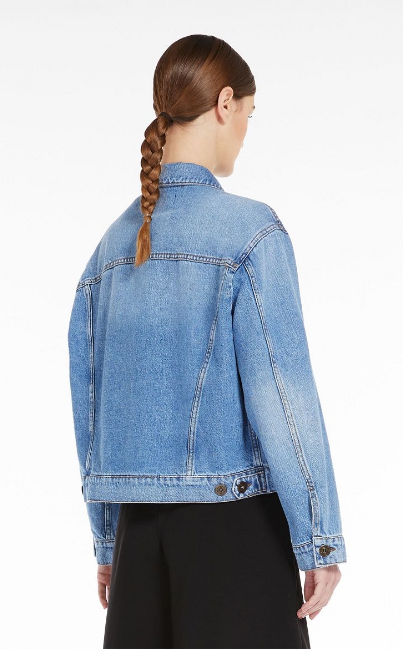 NAVY MaxMara Denim Jackets | MMR594098