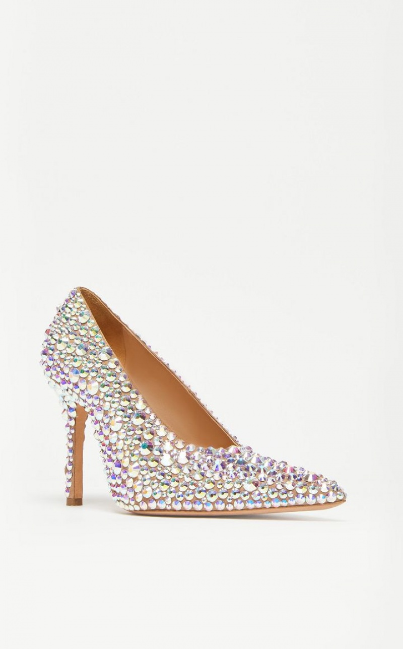 NUDO MaxMara Crystal-adorned Suede Court Décolleté | MMR594195