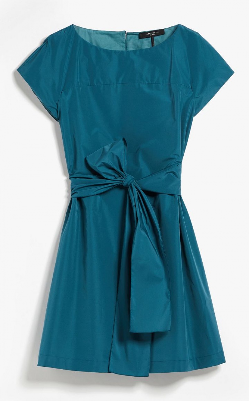 OIL MaxMara Flared Taffeta Dresses | MMR593330