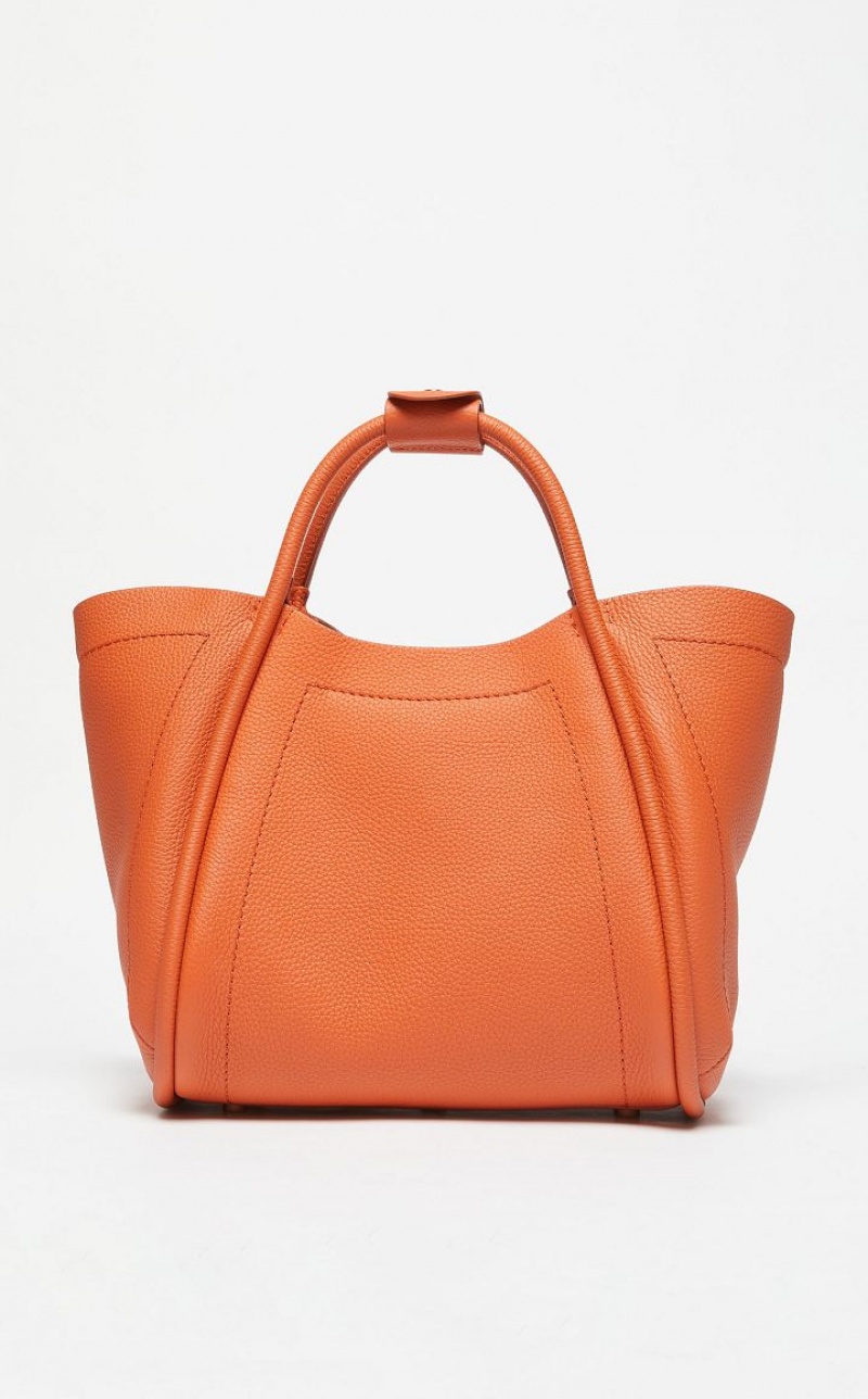 ORANGE MaxMara Leather Marine Bag | MMR594132