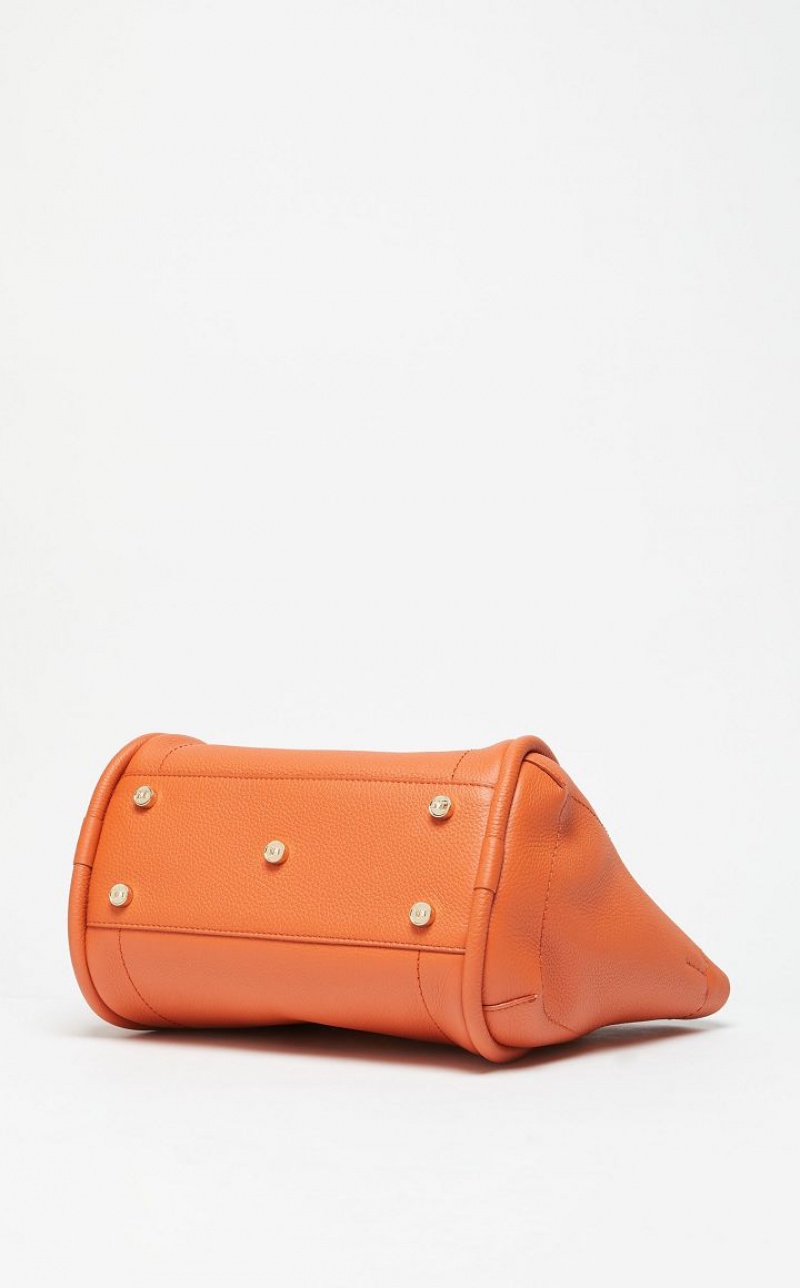 ORANGE MaxMara Leather Marine Bag | MMR594132