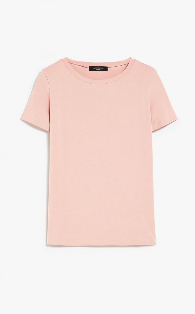 PEACH MaxMara Basic Jersey T-shirts | MMR593677