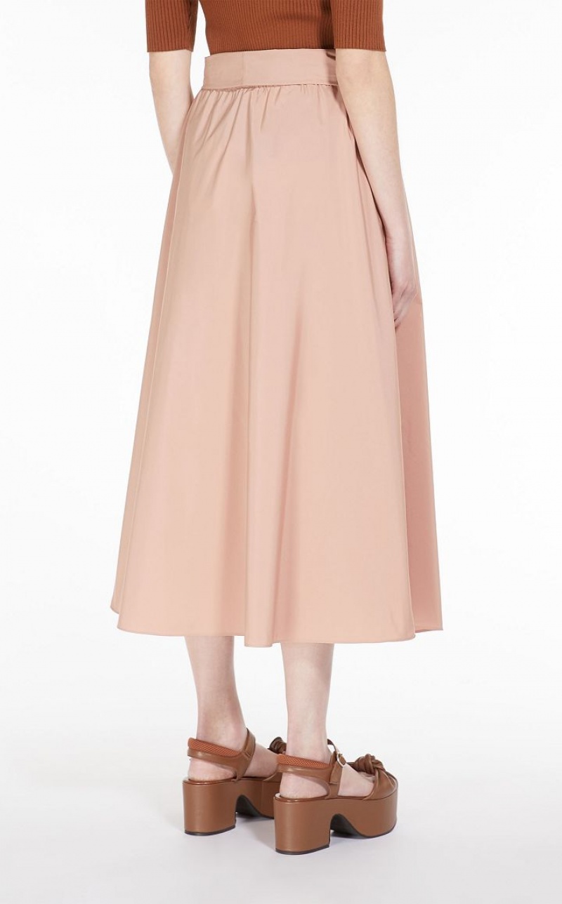 PEACH MaxMara Full In Taffeta Skirts | MMR593727