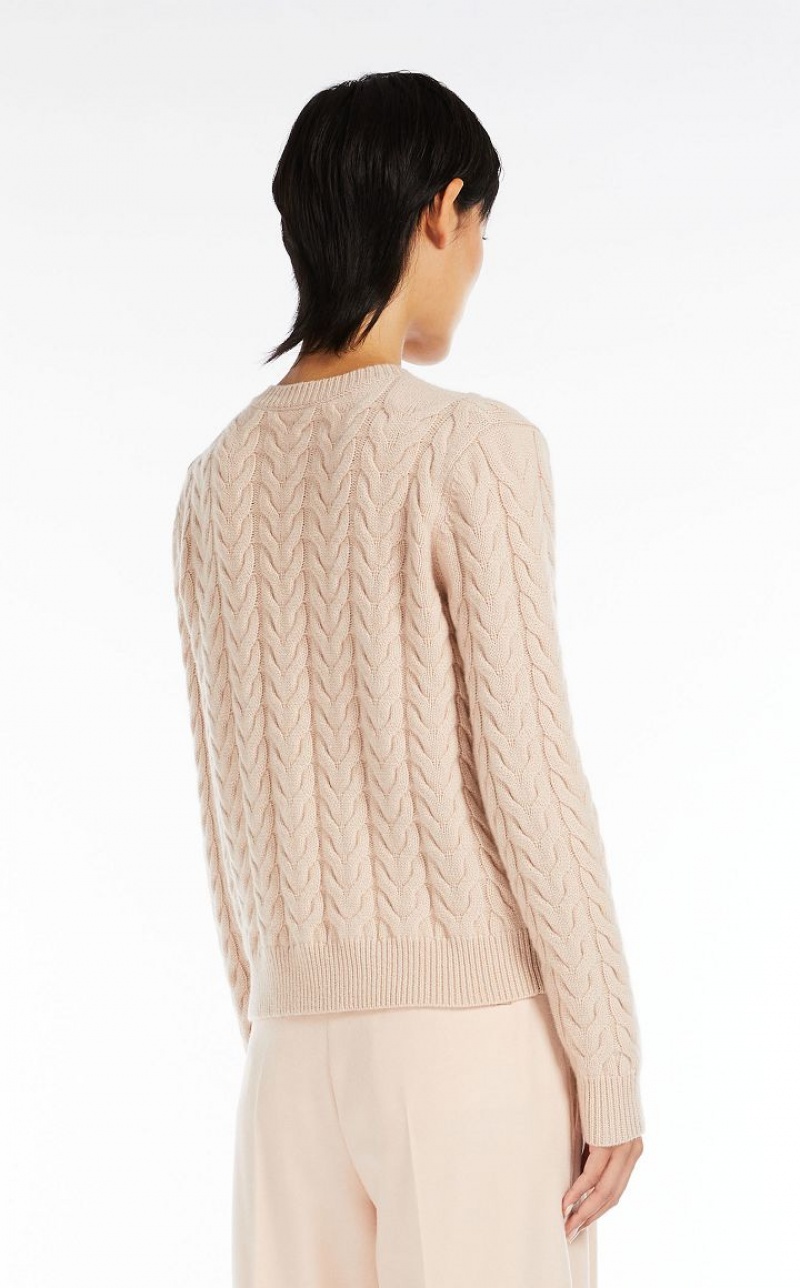 PINK MaxMara Cable Cashmere Knitwear | MMR593432