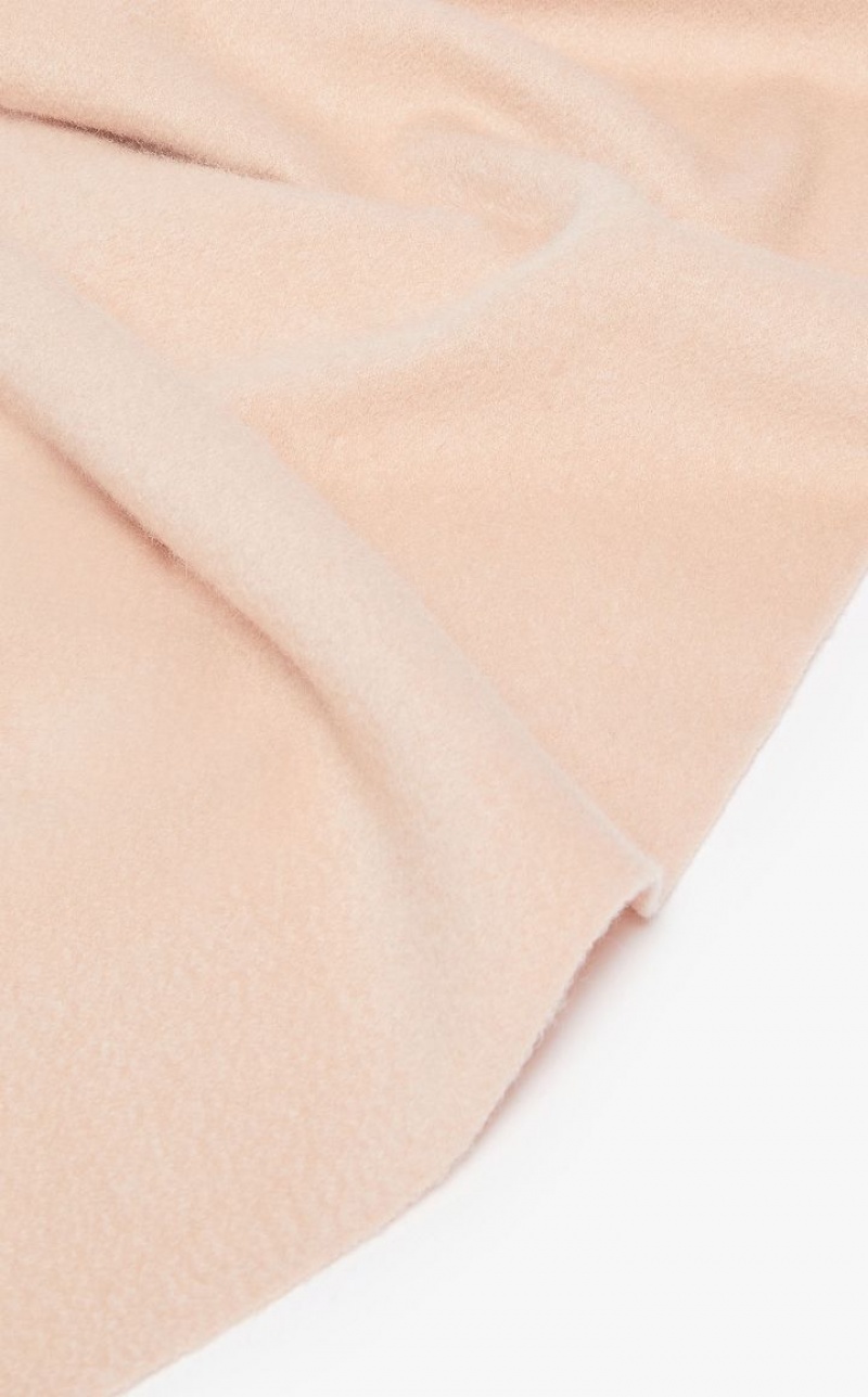 PINK MaxMara Cashmere Stole With Embroidery Scarves | MMR594269