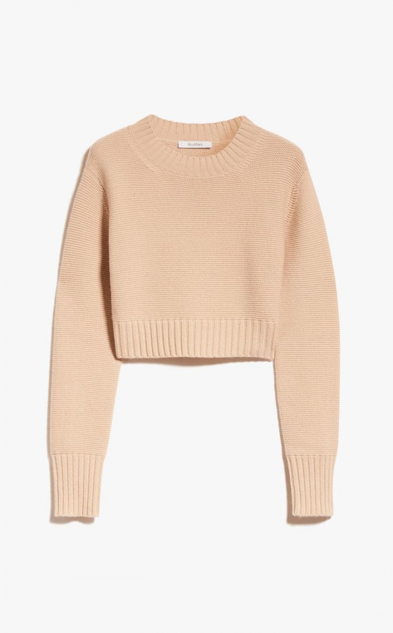 PINK MaxMara Cropped, Cashmere Knitwear | MMR593444