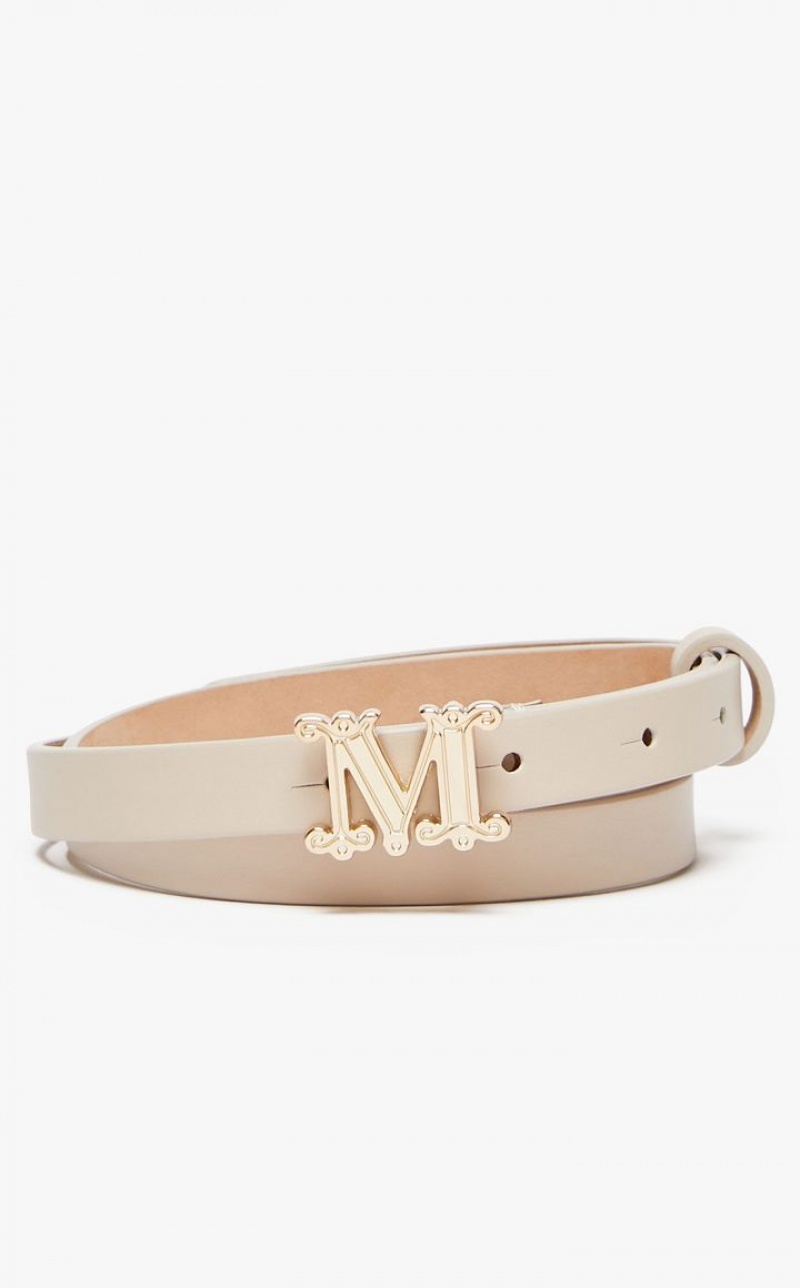 PINK MaxMara Leather Monogram Belts | MMR594254