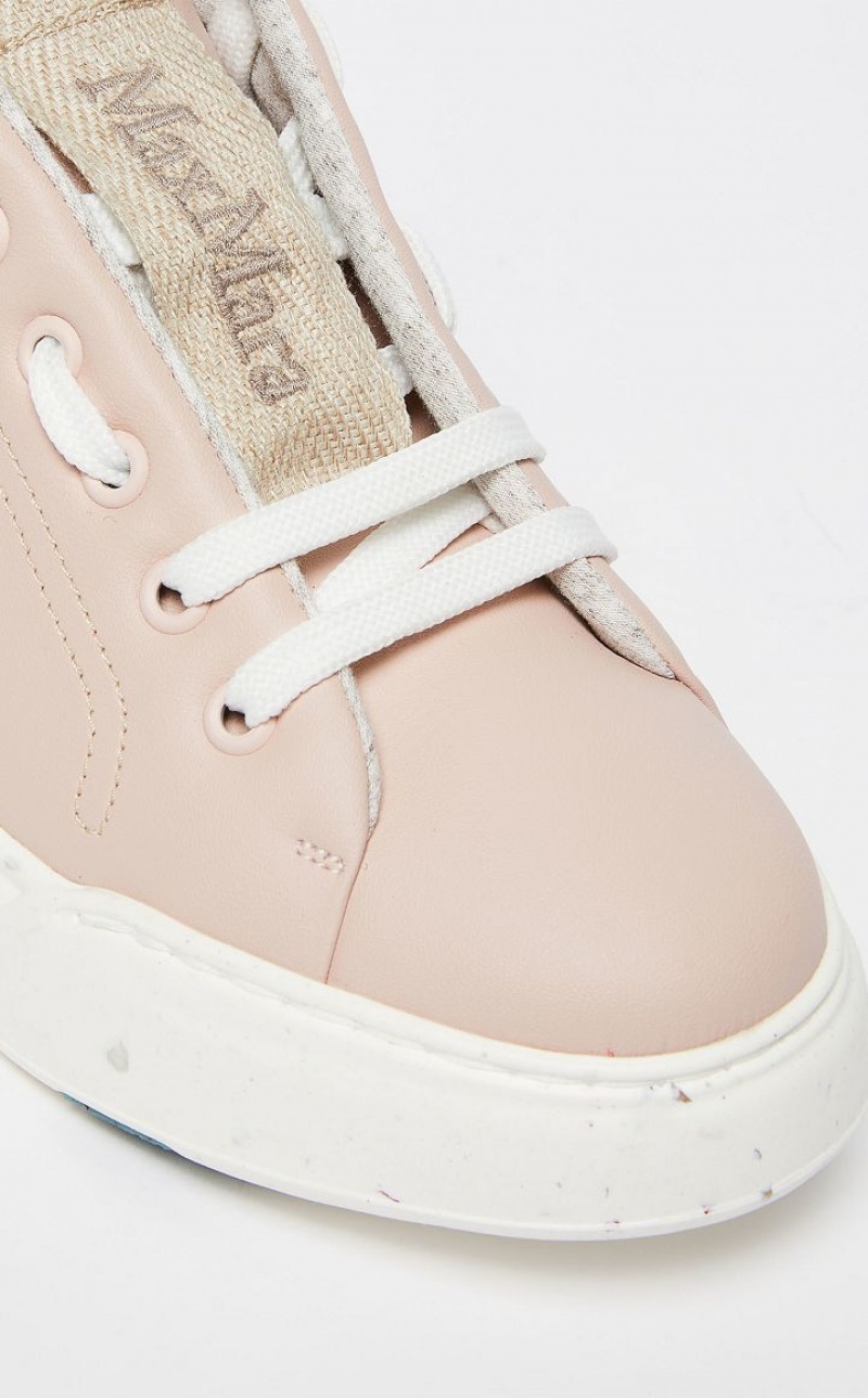 PINK MaxMara Maxigreen Trainers With Chunky Sole Sneakers | MMR594212