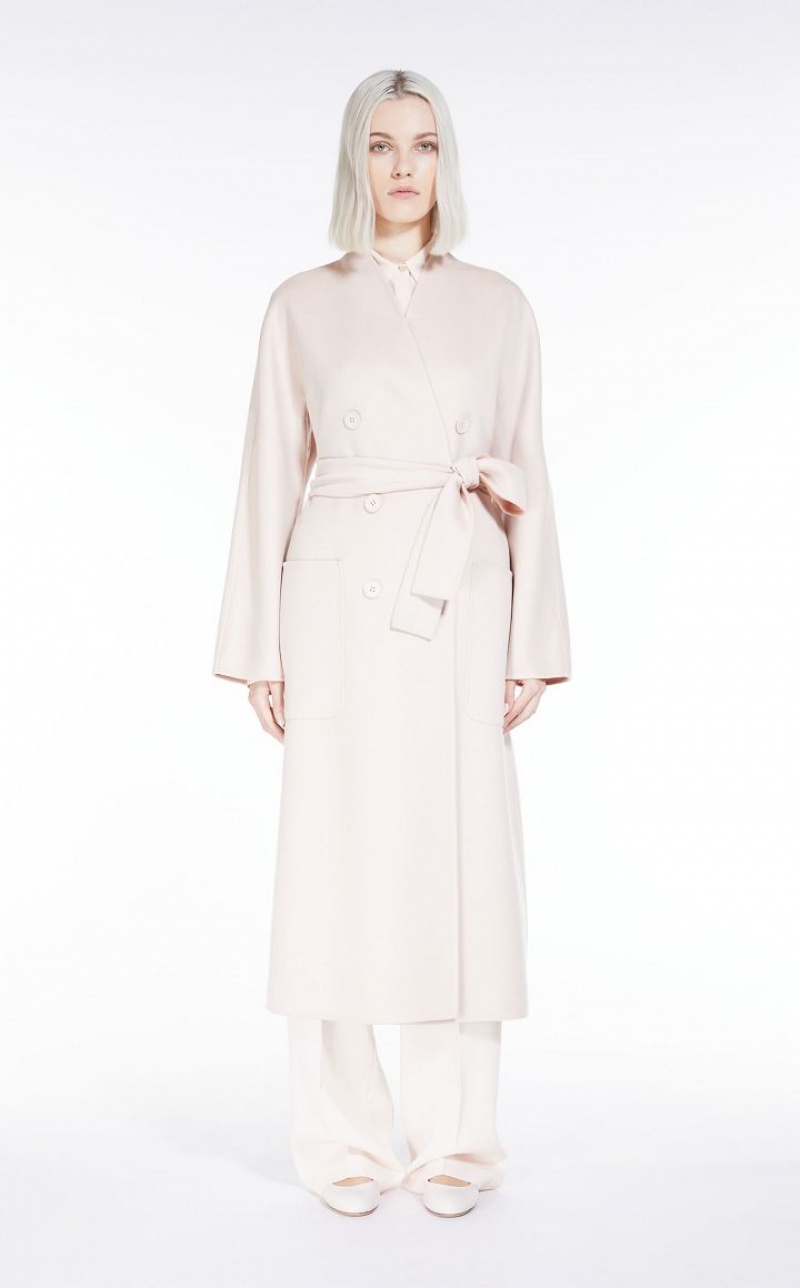 POWDER MaxMara Double-breasted Wool And Cashmere Coats | MMR593845