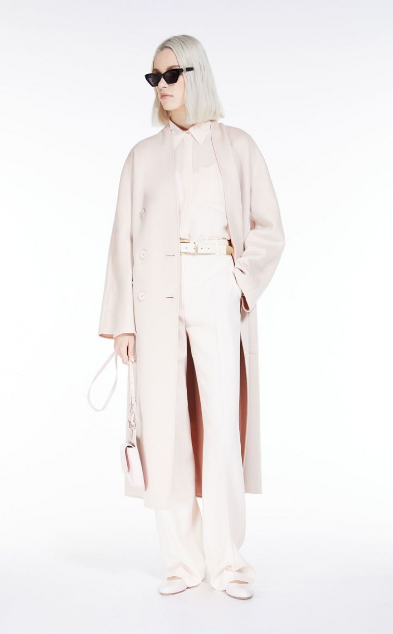 POWDER MaxMara Double-breasted Wool And Cashmere Coats | MMR593845