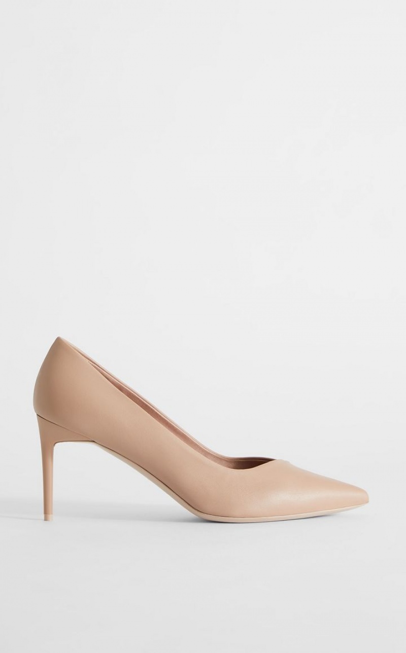 POWDER MaxMara Nappa Leather Court Décolleté | MMR594203