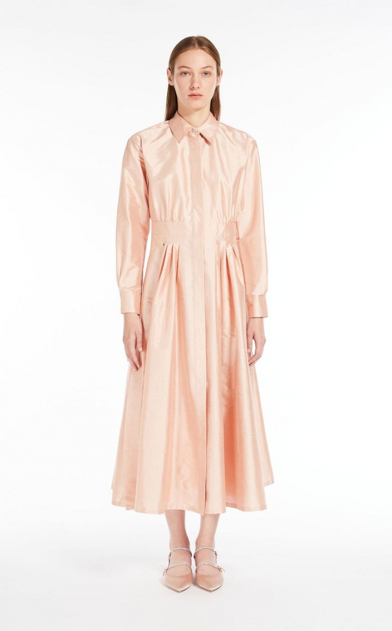 POWDER MaxMara Shantung Shirt Dresses | MMR593345