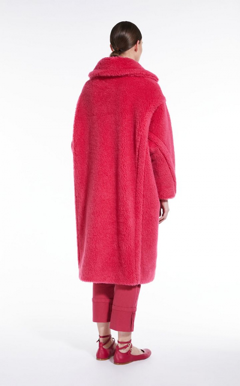 RASPBERRY MaxMara Teddy Bear Icon Coats | MMR593892