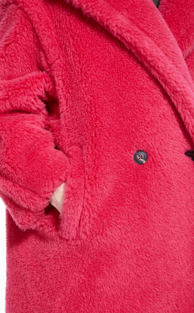 RASPBERRY MaxMara Teddy Bear Icon Coats | MMR593892