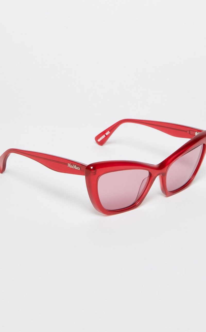 RED MaxMara Cat-eye Sunglasses | MMR594296