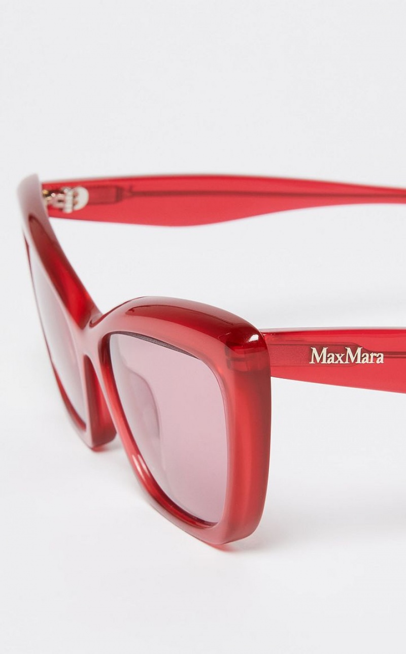 RED MaxMara Cat-eye Sunglasses | MMR594296