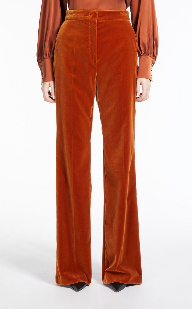 RUST MaxMara Cotton Velvet Suit | MMR593544