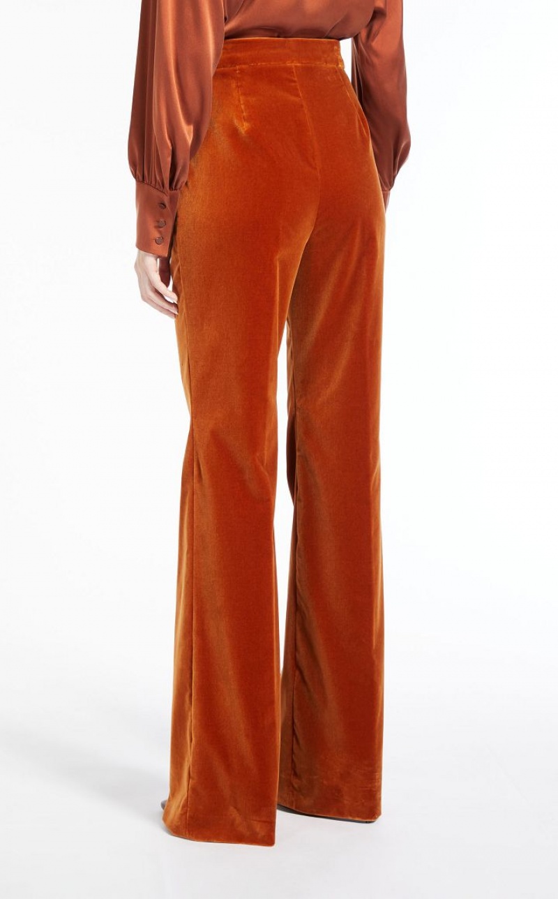 RUST MaxMara Cotton Velvet Suit | MMR593544