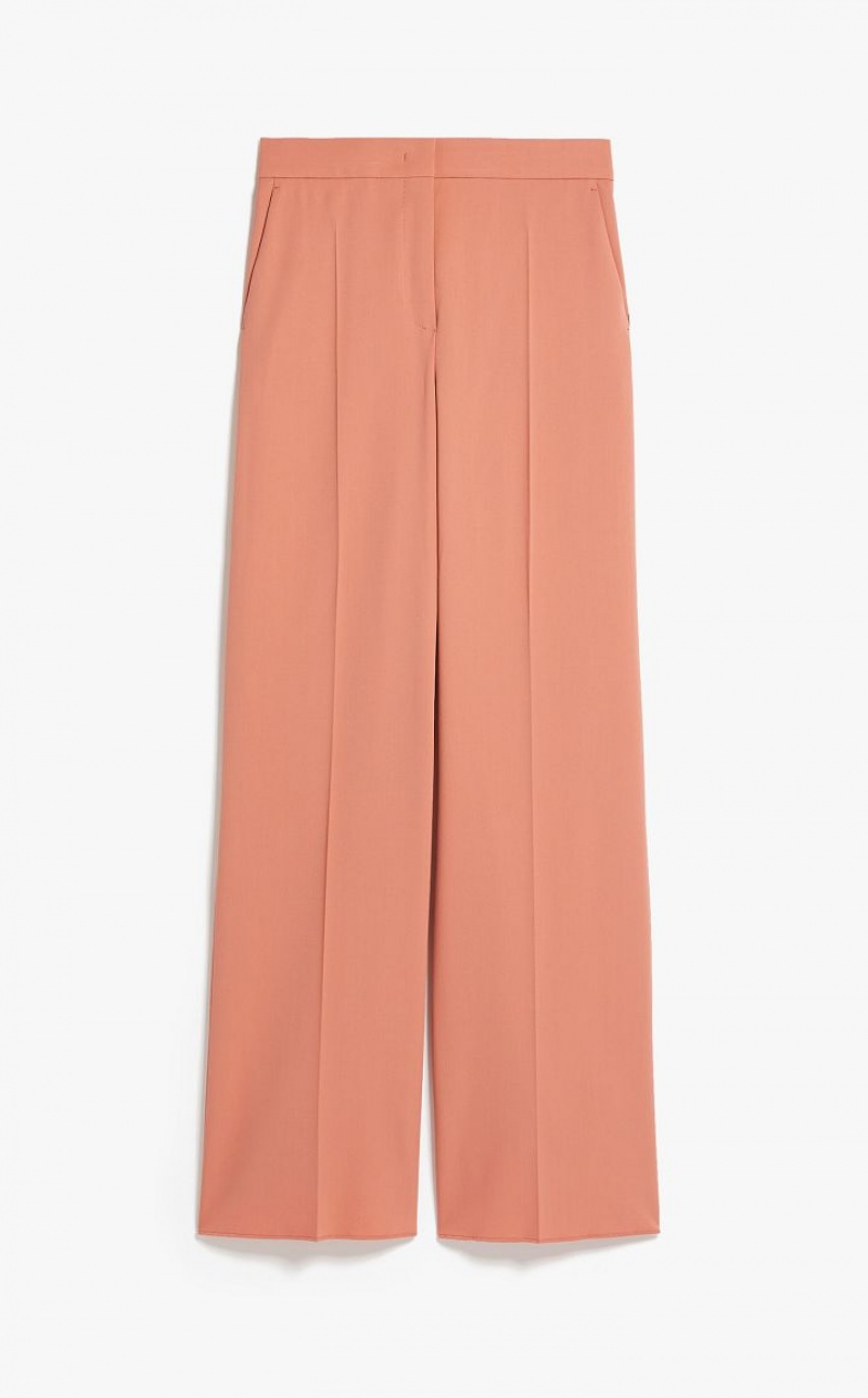 SALMON MaxMara High-waisted Wool Suit | MMR593505