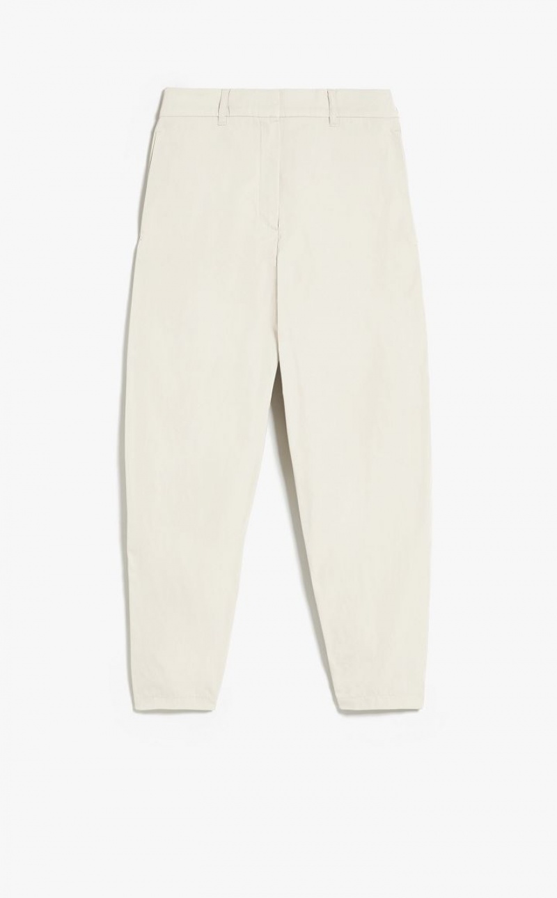 SAND MaxMara Carrot In Radzimir Trousers | MMR593744