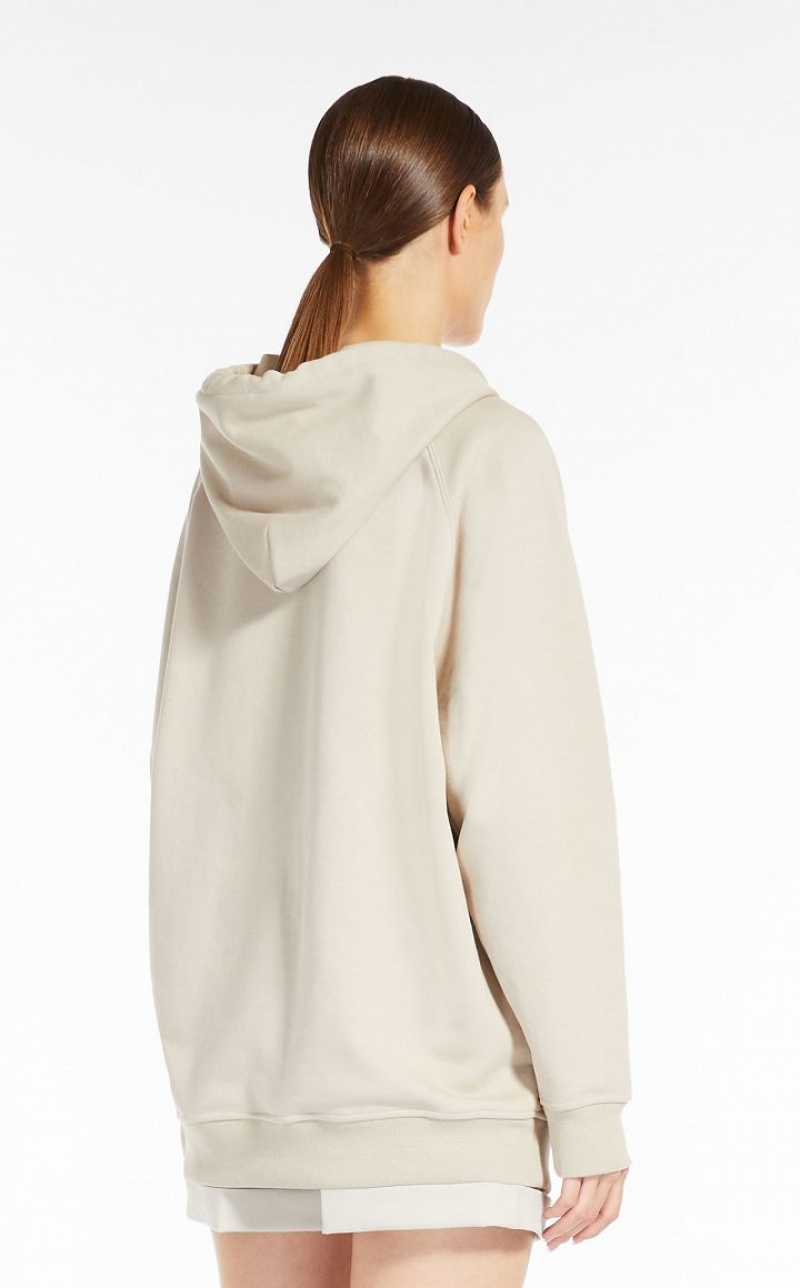 SAND MaxMara Cotton Sweatshirt With Wegman Print Knitwear | MMR593464