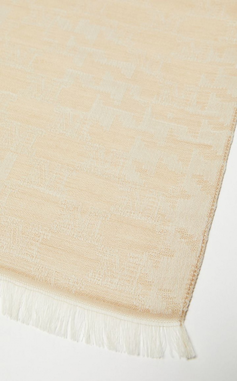 SAND MaxMara Jacquard-knit Wool And Silk Stole Scarves | MMR594262