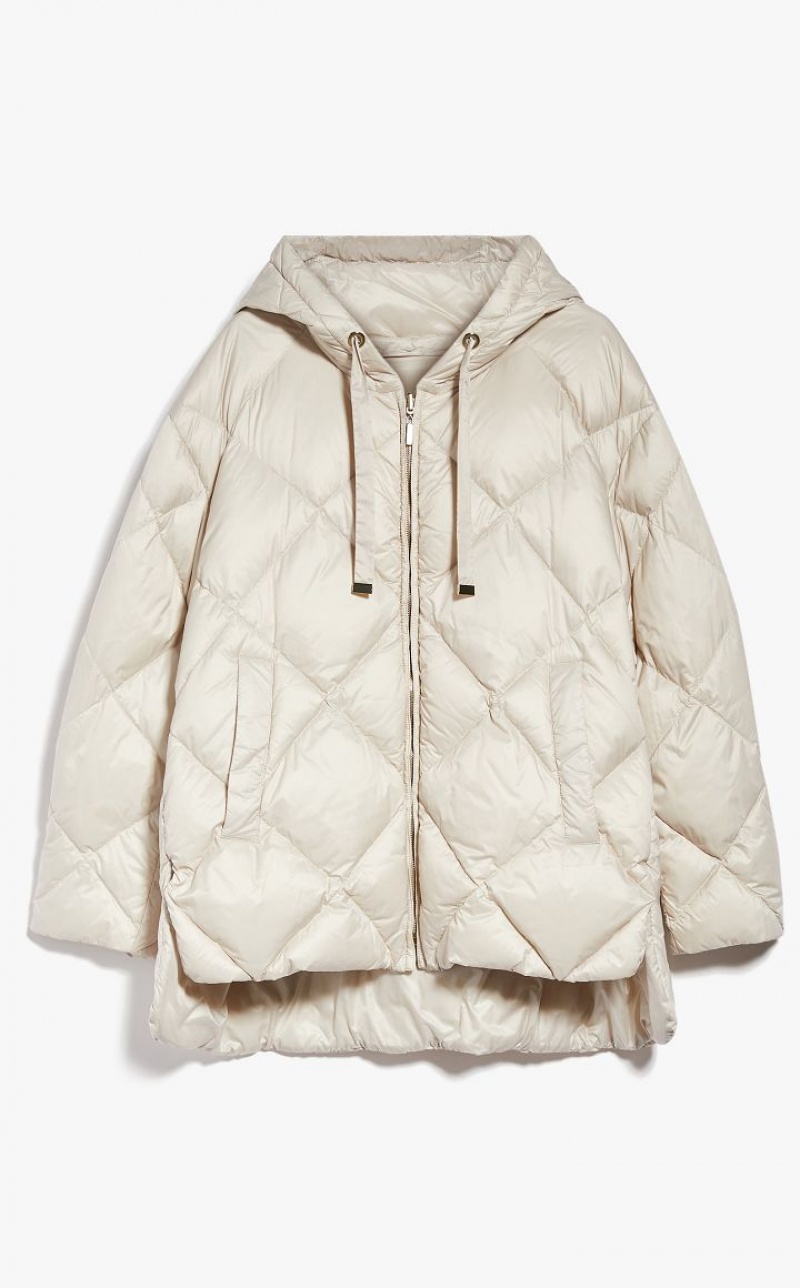 SAND MaxMara Reversible Down Jacket In Water-resistant Canvas Padded | MMR593989