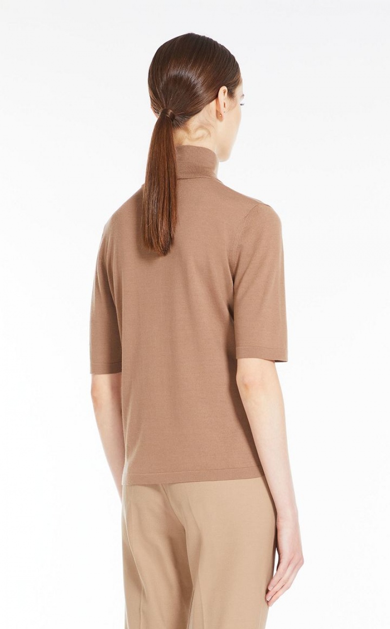 SKIN DORE MaxMara Wool Yarn Mock Polo-neck Knitwear | MMR593441