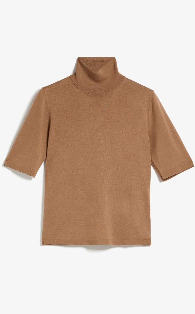 SKIN DORE MaxMara Wool Yarn Mock Polo-neck Knitwear | MMR593441