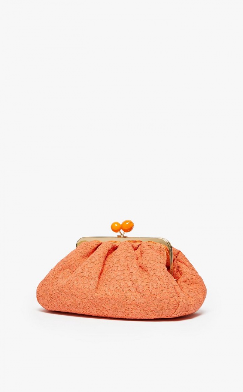 TANGERINE MaxMara Hommage À La France Pasticcinoin Lace Weekend Bag | MMR594174