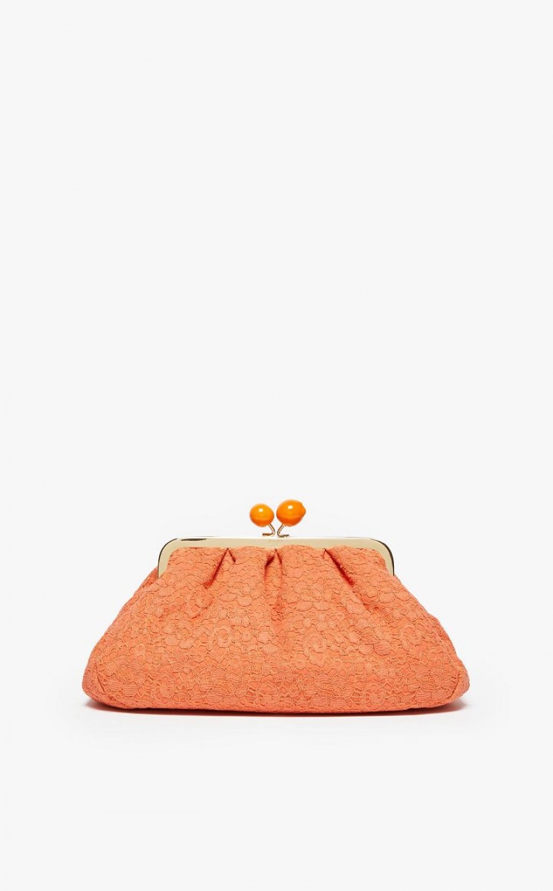 TANGERINE MaxMara Hommage À La France Pasticcinoin Lace Weekend Bag | MMR594174