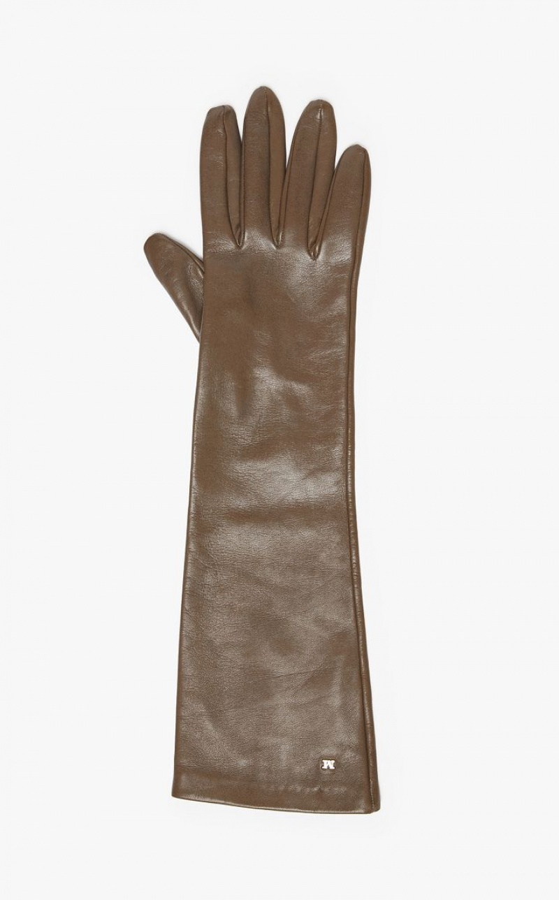 TURTLEDOVE MaxMara Nappa Leather Gloves | MMR594231