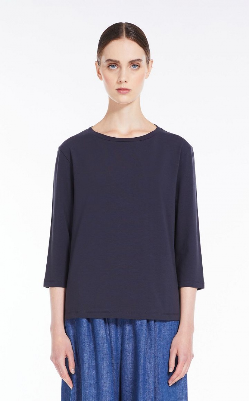 ULTRAMARINE MaxMara Jersey T-shirts | MMR593653