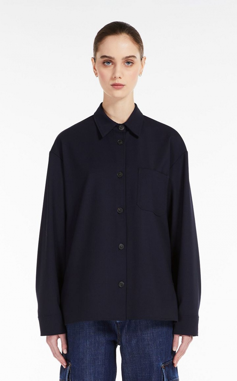 ULTRAMARINE MaxMara Stretch Gabardine Jackets | MMR594032