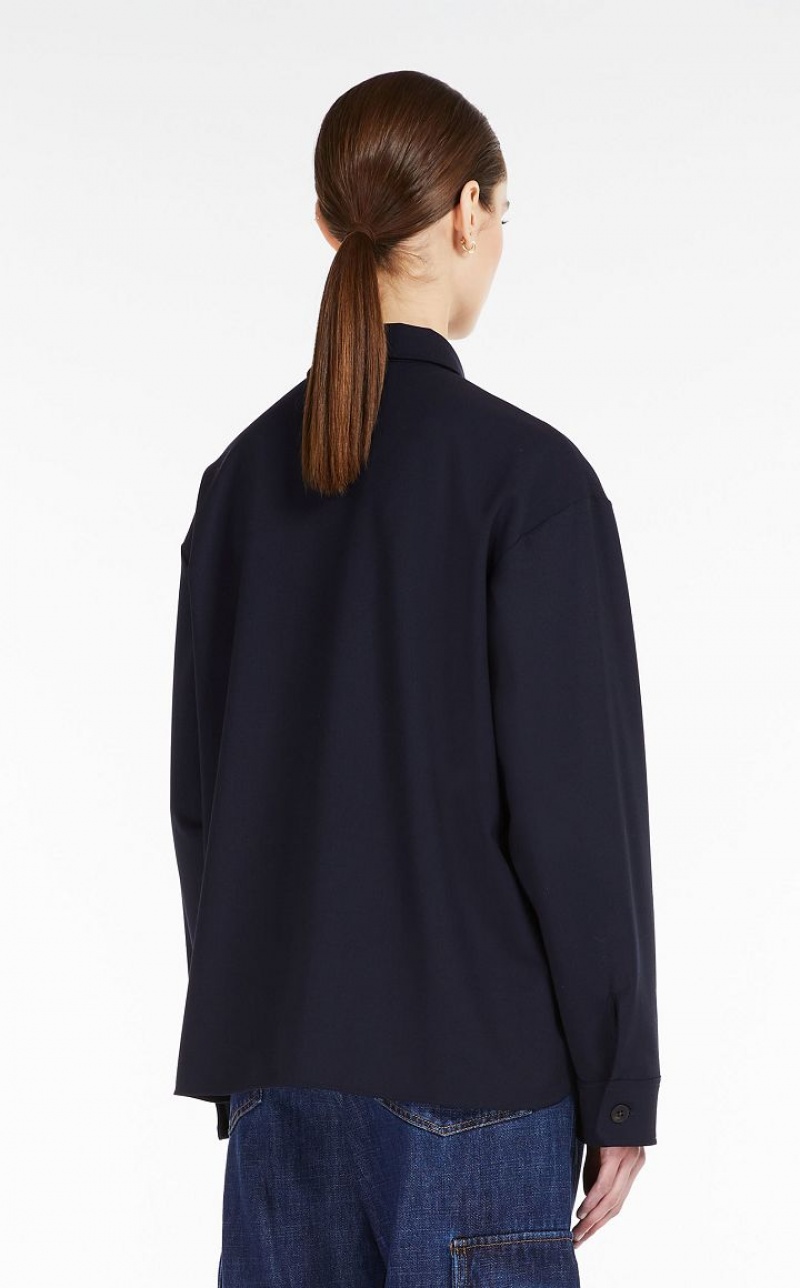 ULTRAMARINE MaxMara Stretch Gabardine Jackets | MMR594032