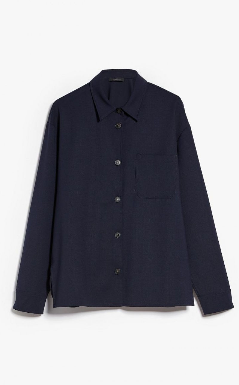 ULTRAMARINE MaxMara Stretch Gabardine Jackets | MMR594032