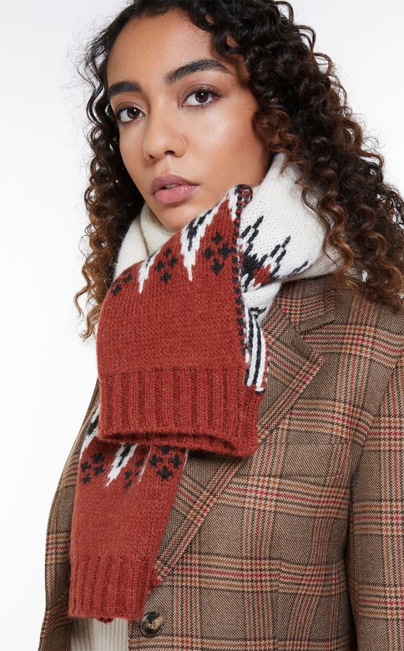 WHITE MaxMara In Alpaca And Wool Yarn Scarves | MMR594259