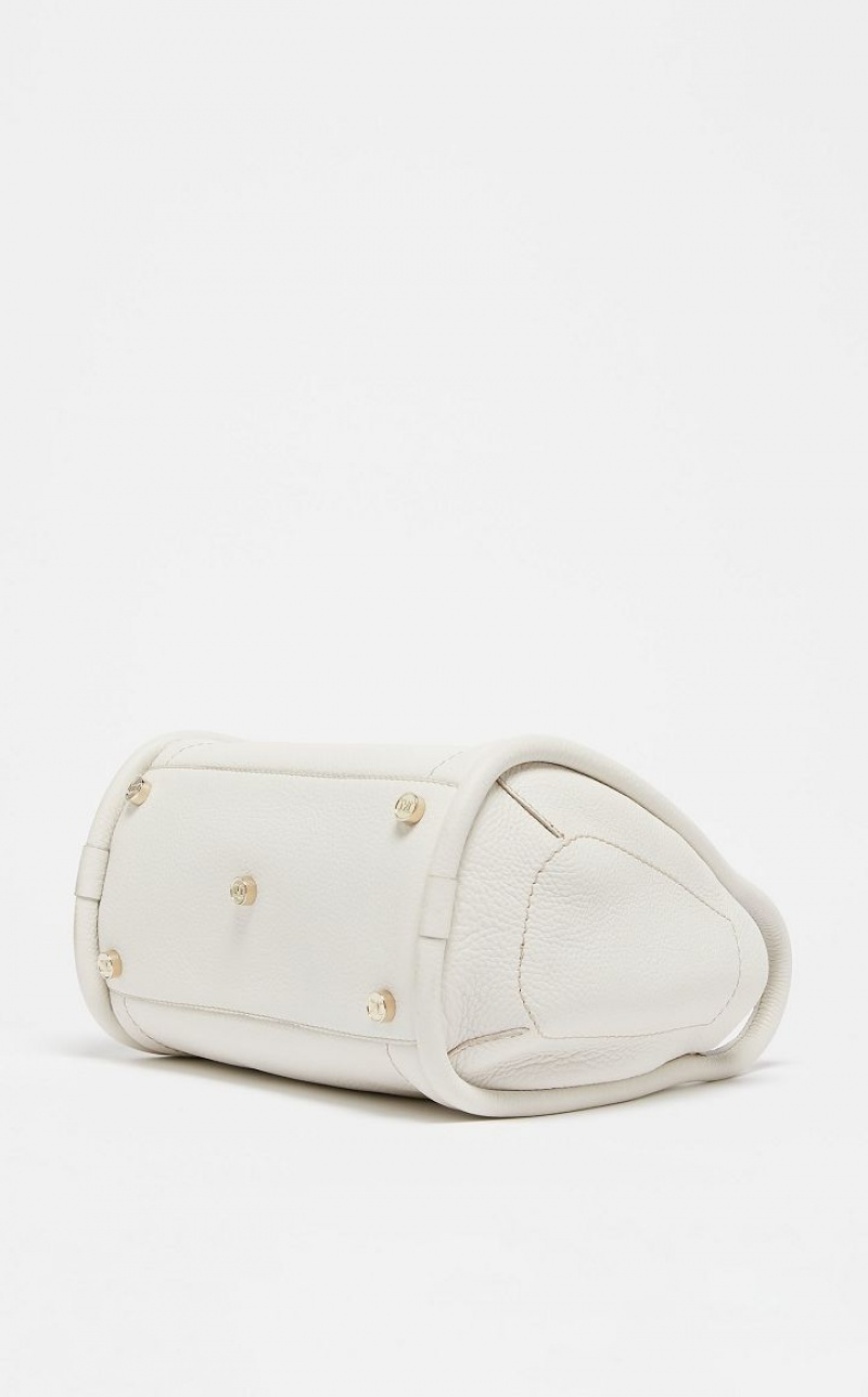 WHITE MaxMara Leather Marine Bag | MMR594131