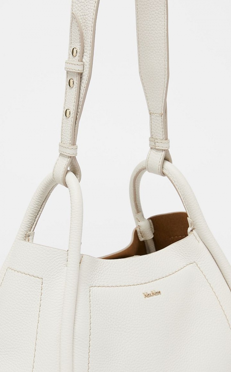 WHITE MaxMara Leather Marine Bag | MMR594131