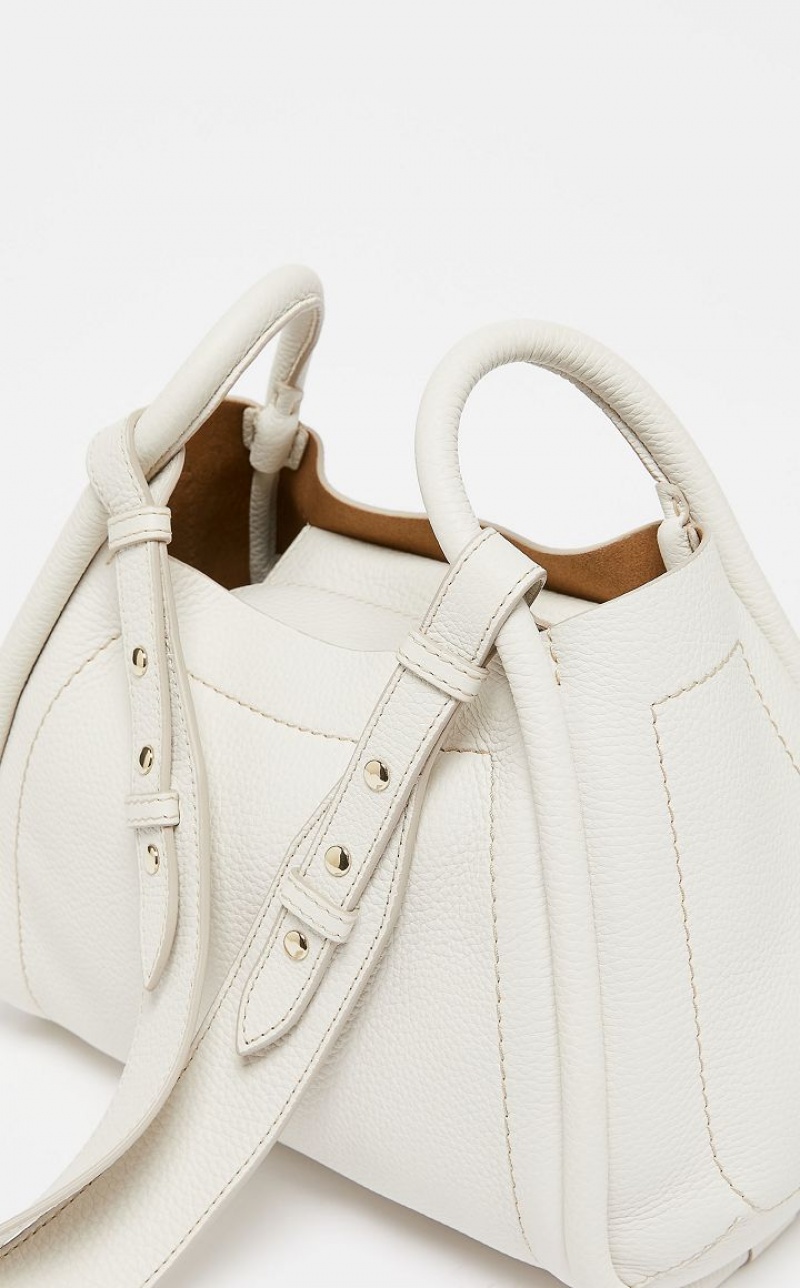 WHITE MaxMara Leather Marine Bag | MMR594131