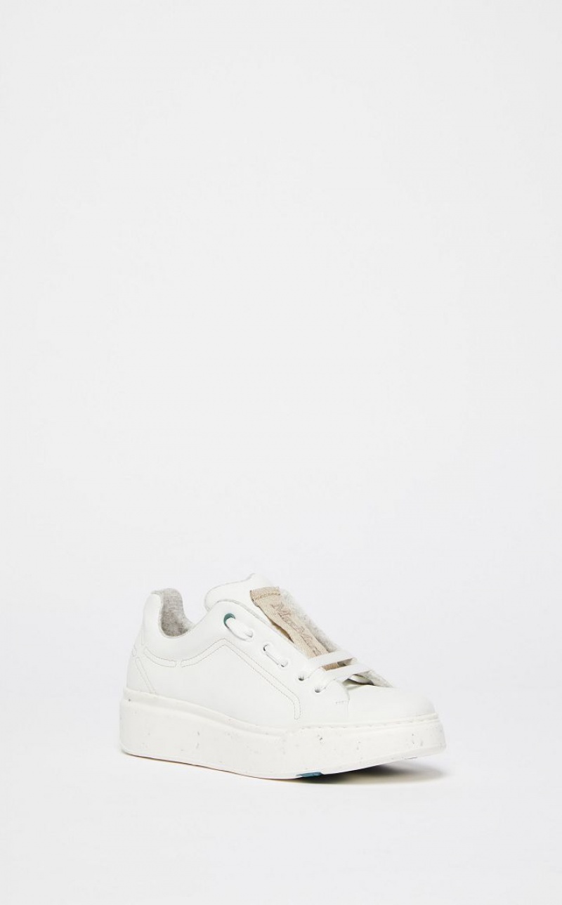 WHITE MaxMara Maxigreen Trainers With Chunky Sole Sneakers | MMR594213