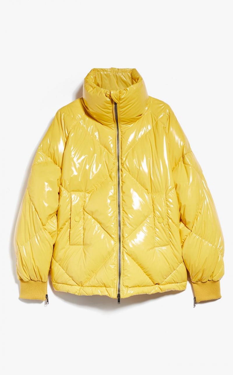 YELLOW MaxMara Water-repellent Taffeta Down Jacket Padded | MMR594012